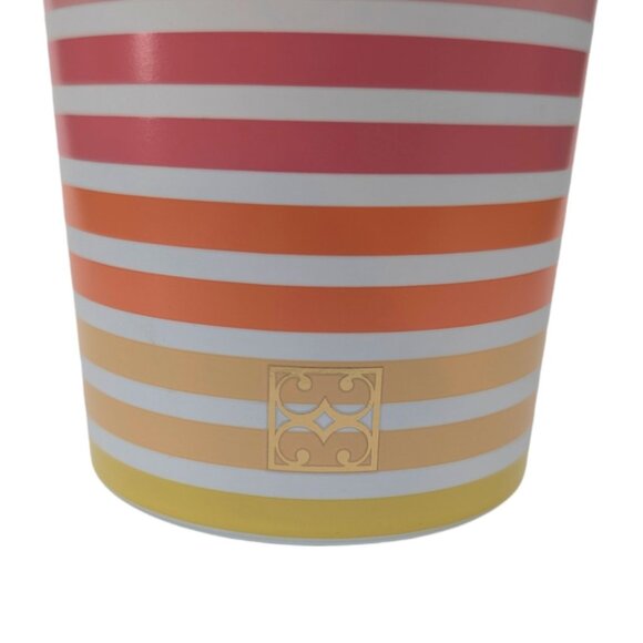 Mary Square Swept Away 24 Oz Tumbler Multi Striped Triple Wall Insulated w/ Lid - Picture 2 of 10